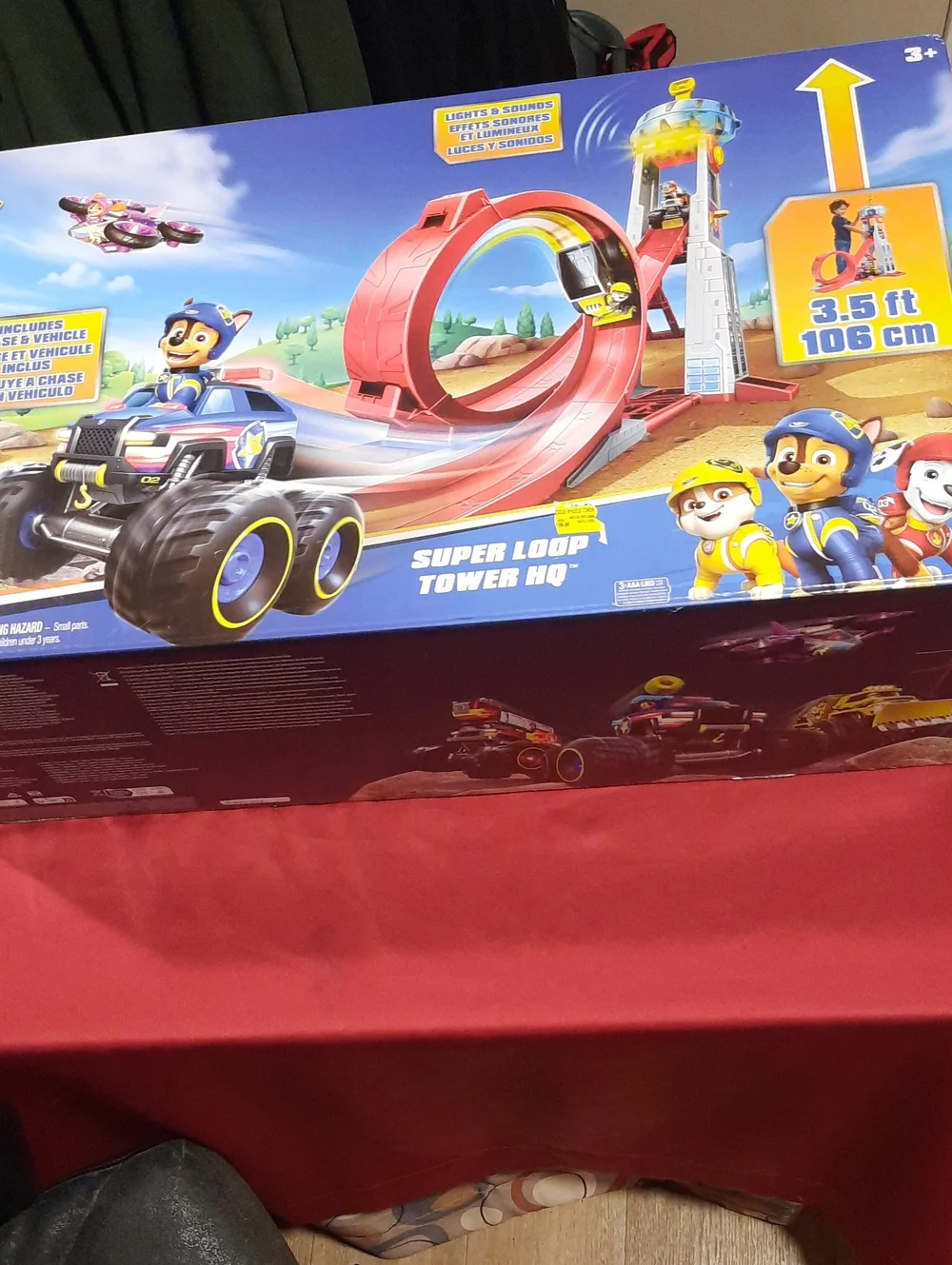 Paw Patrol Super Loop Tower HQ Playset - New In Box Includes CHASE